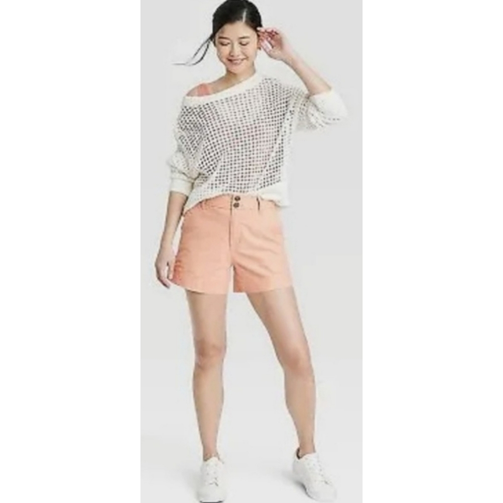 A New Day High Rise Everyday shorts Light Peach Size 17